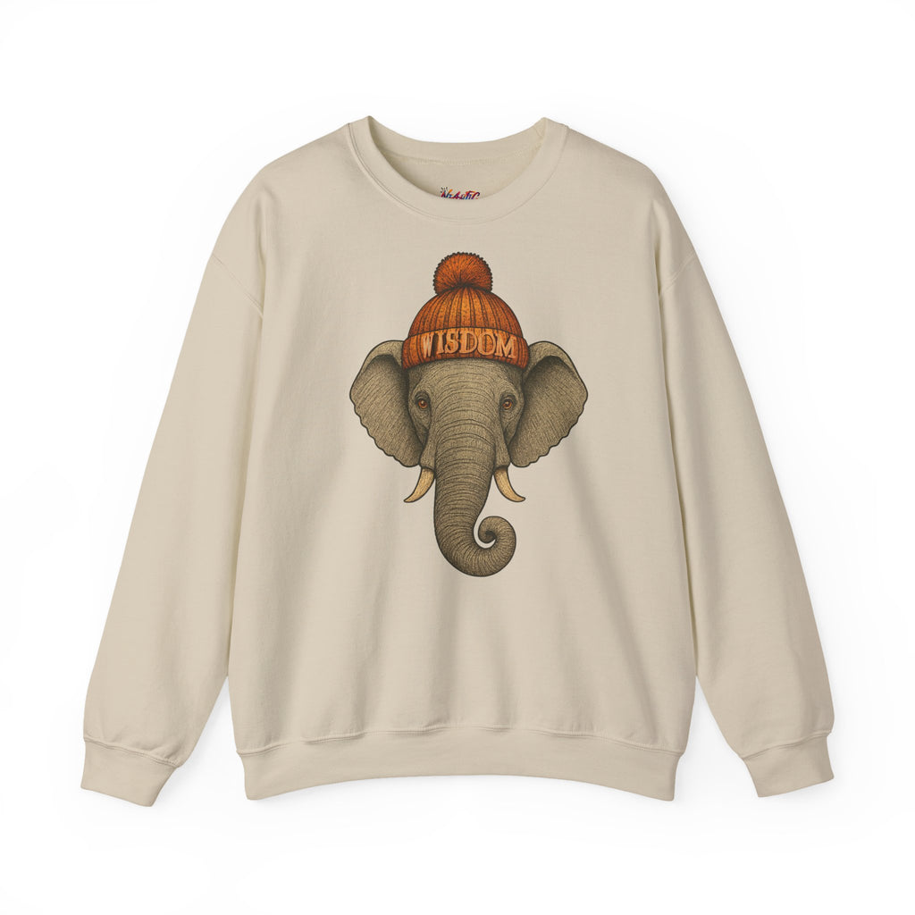 Elephant 'Wisdom' Crewneck Sweatshirt