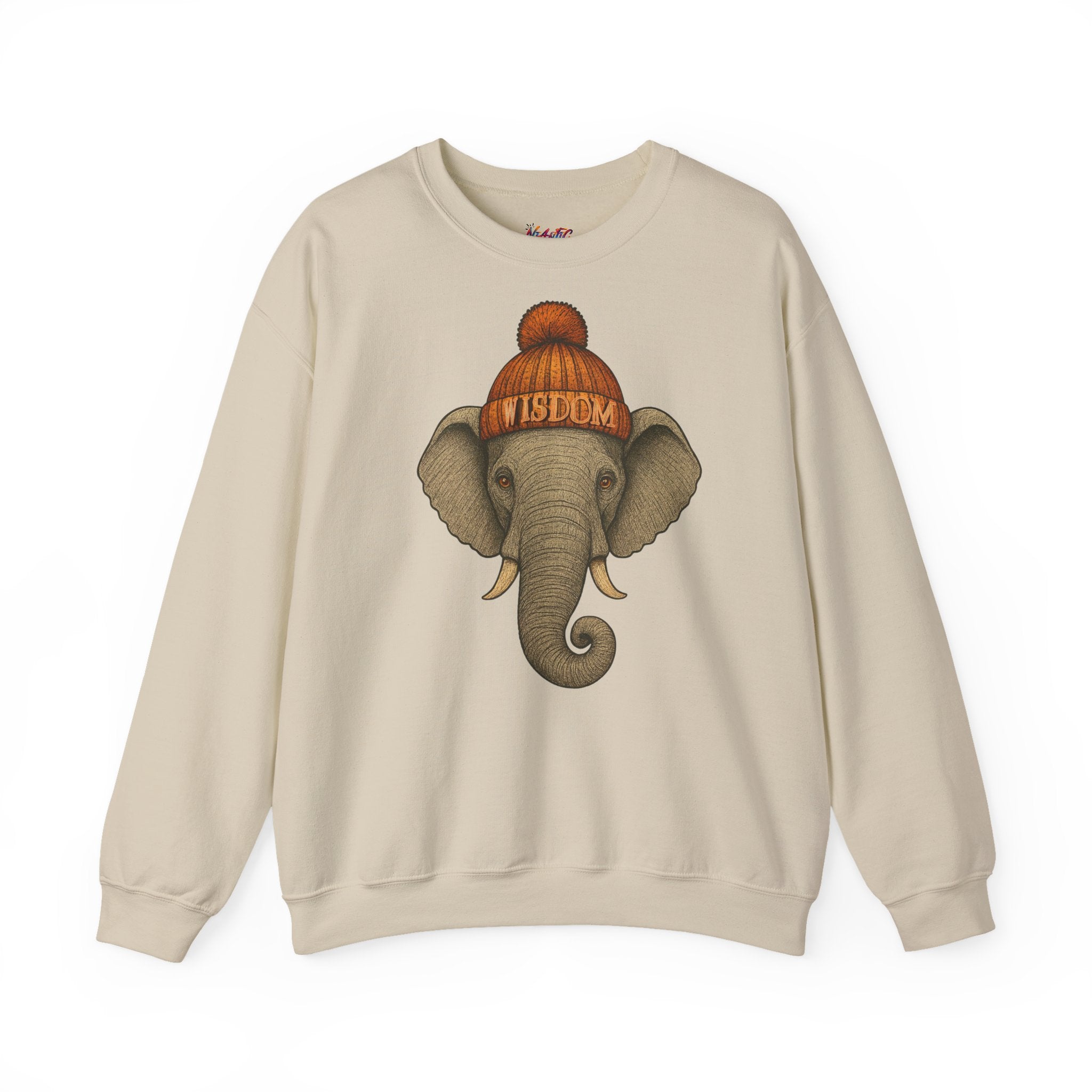 Elephant 'Wisdom' Crewneck Sweatshirt