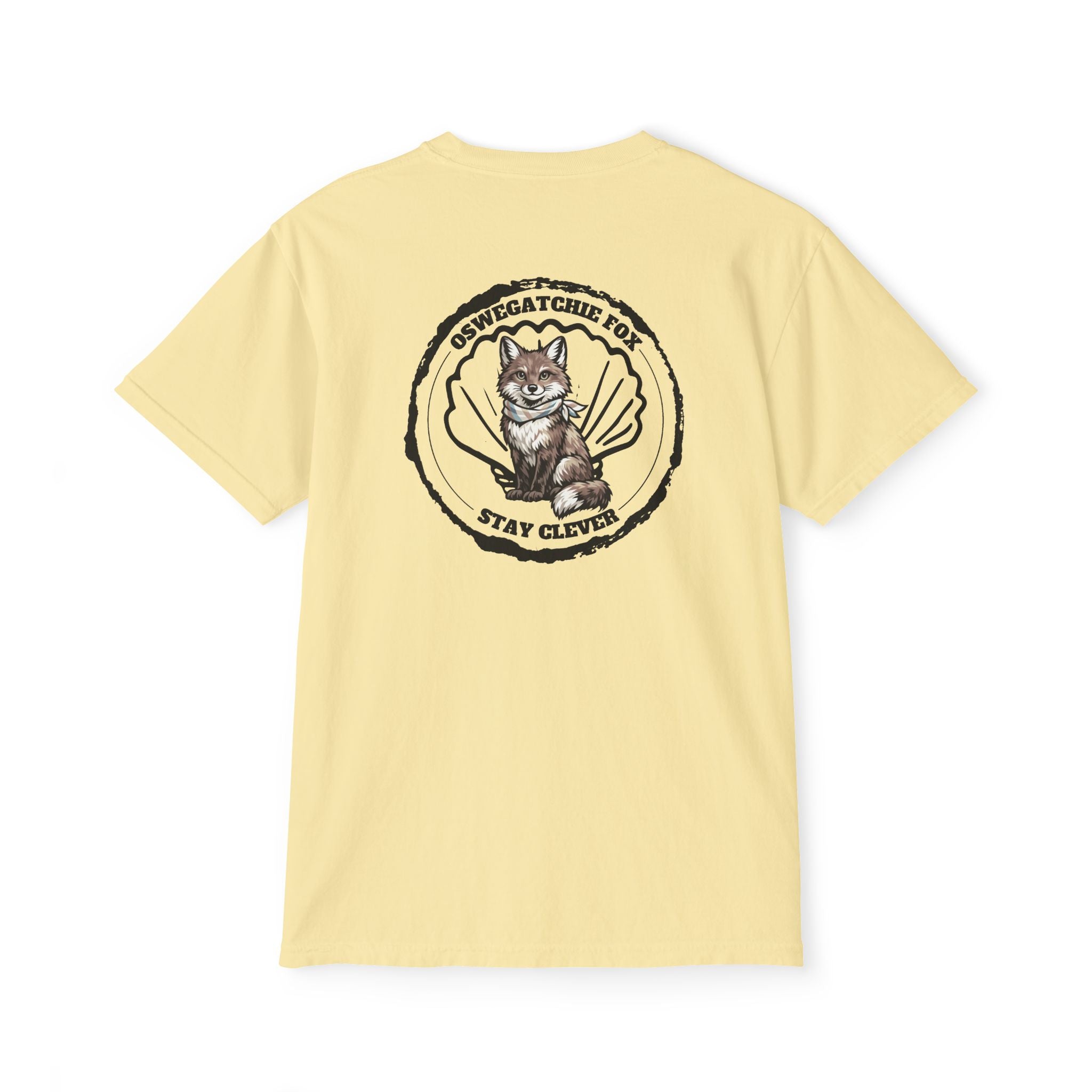 Oswegatchie Fox • Stay Clever Pocket Tee