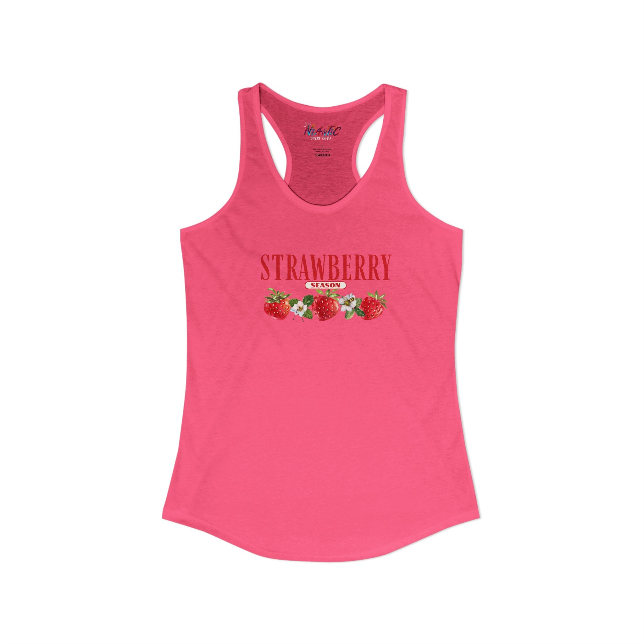 Racerback Tank Strawberry Season Summer Festival Beach Women's Ideal Tank Top