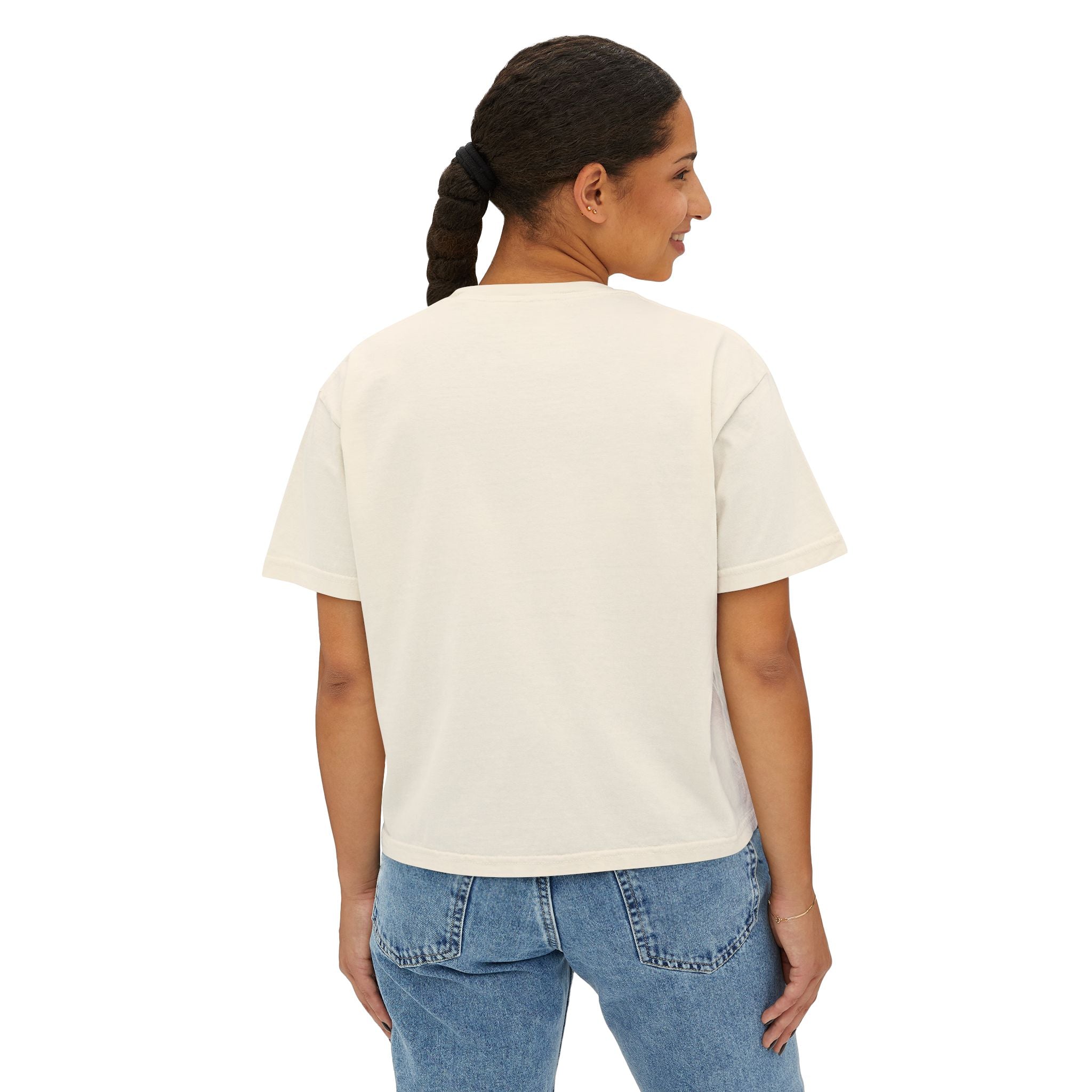 Botanical Boxy Tee: Never Stop Growing
