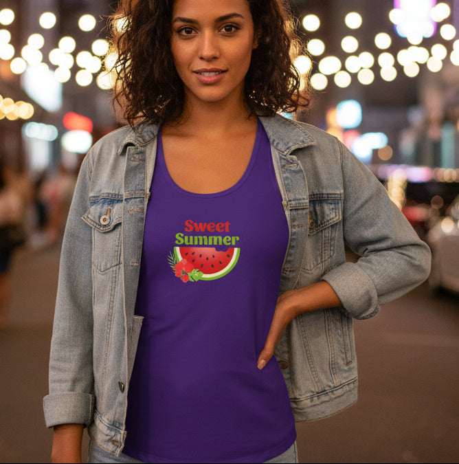 Racerback Tank - Sweet Summer