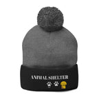 Customizable Pom-Pom Beanie