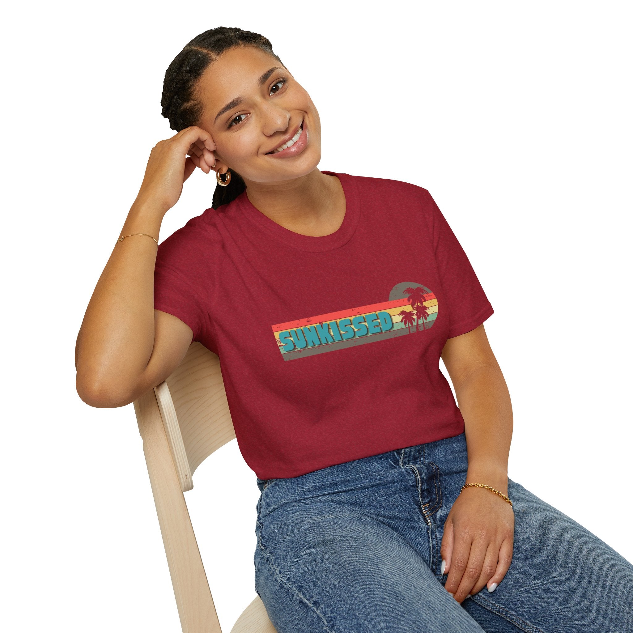 Sunkissed Retro Summer T-Shirt — Beach Vibe Vacation Tee