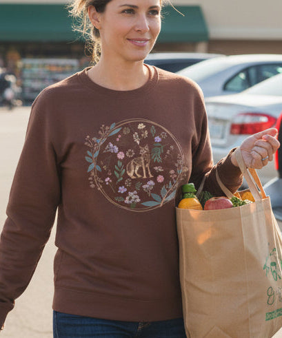 Floral Fox Inspiration Sweatshirt