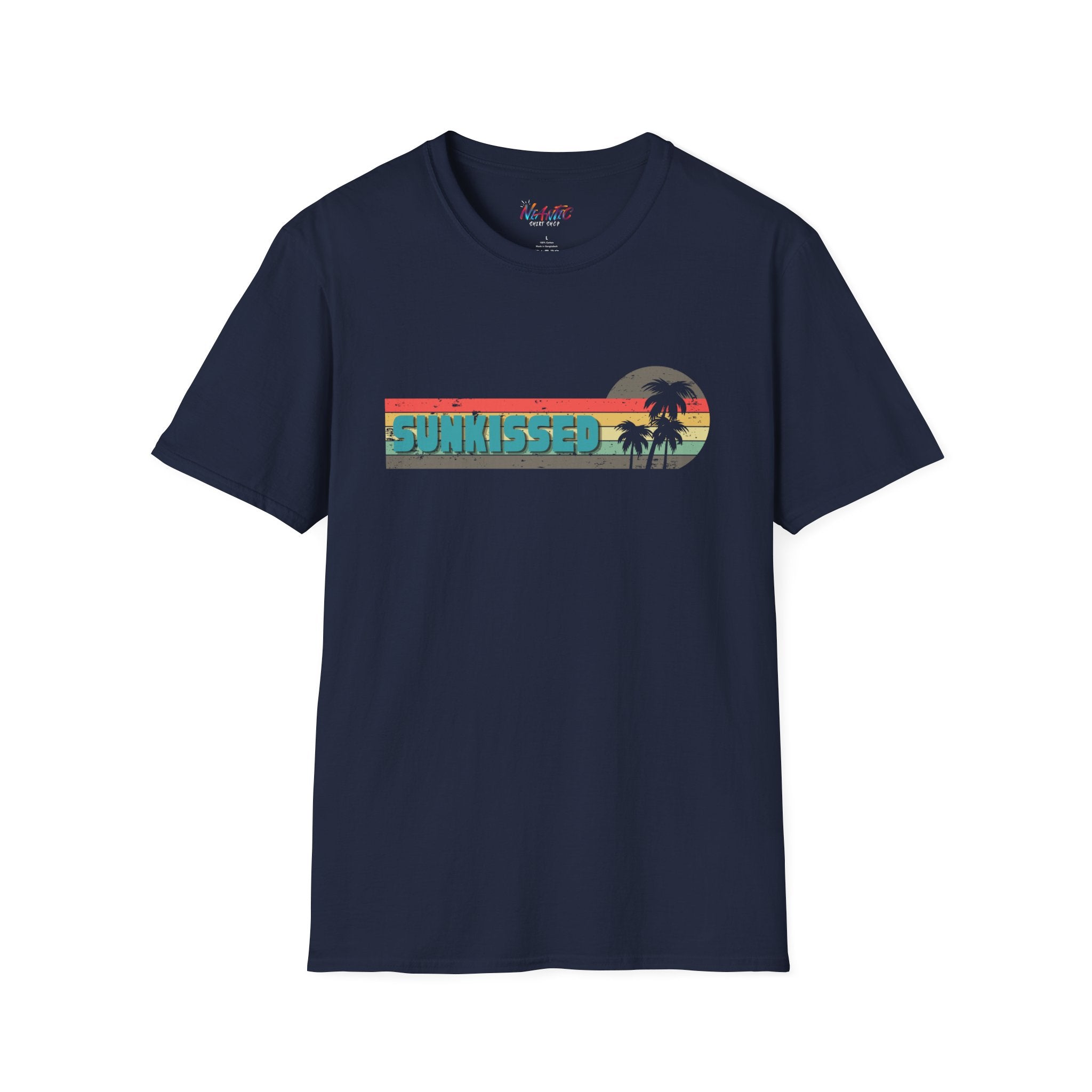 Sunkissed Retro Summer T-Shirt — Beach Vibe Vacation Tee
