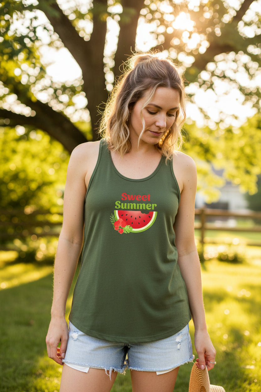 Racerback Tank - Sweet Summer