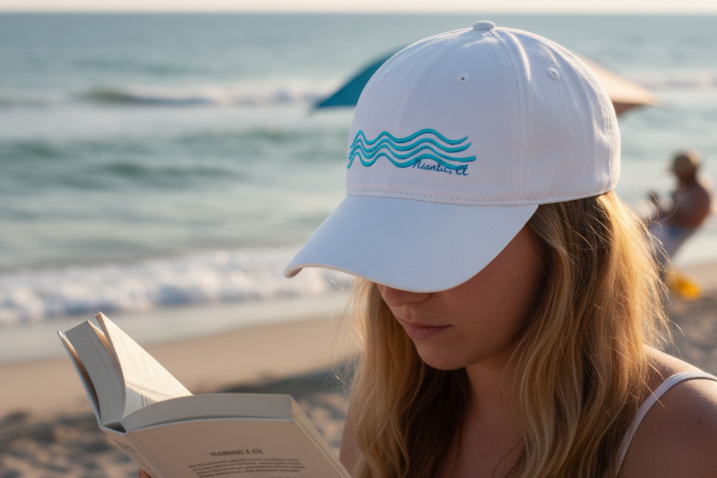 Niantic Wave Print Baseball Cap
