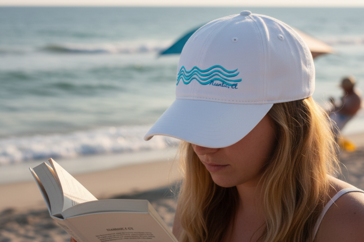 Niantic Wave Print Baseball Cap
