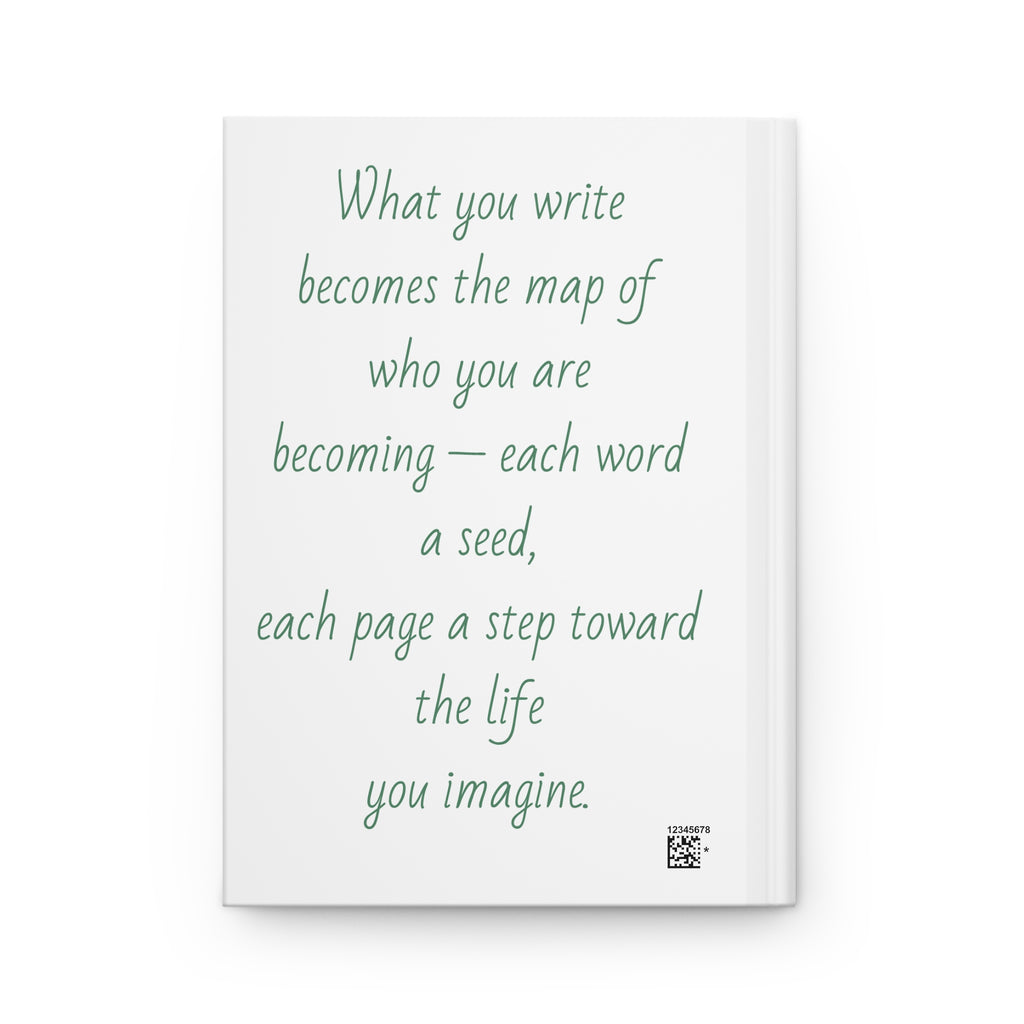Manifesting Life Hardcover Journal — Inspiring Daily Writing Notebook