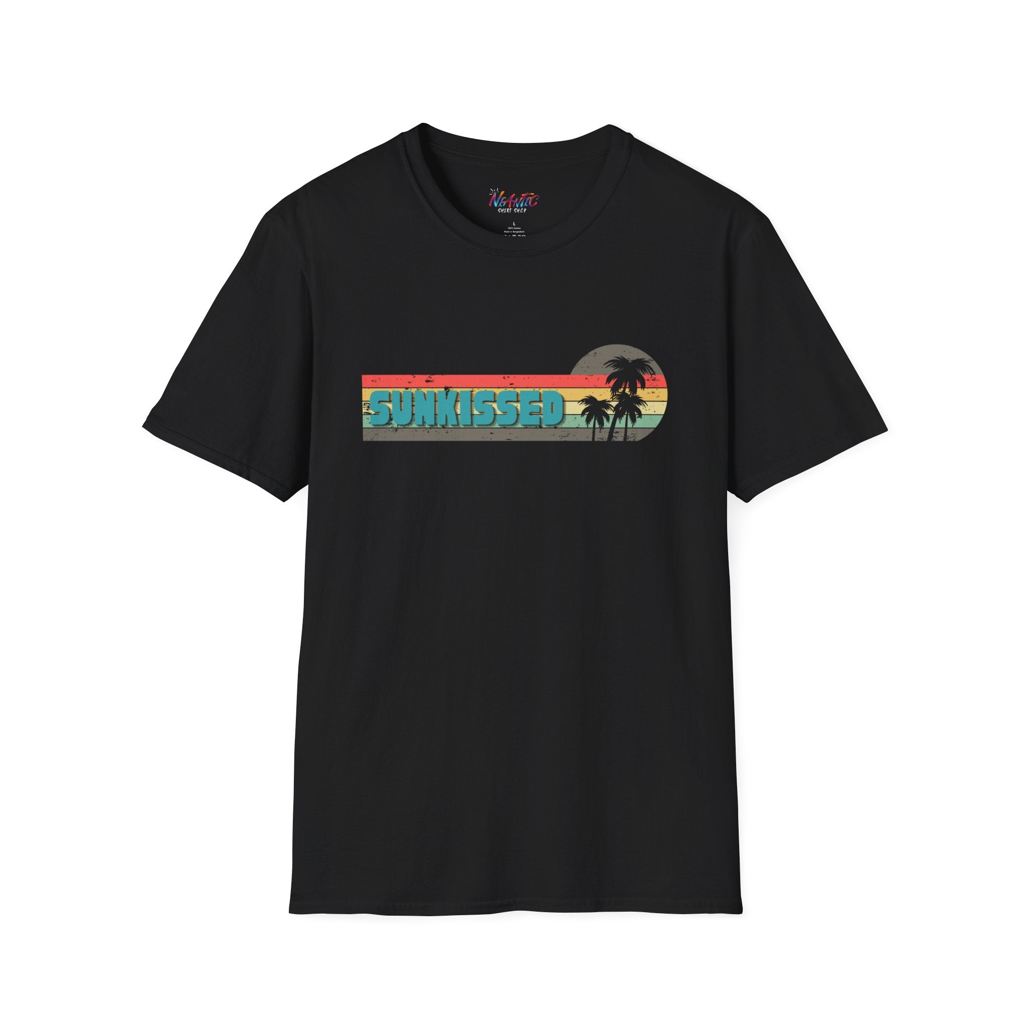 Sunkissed Retro Summer T-Shirt — Beach Vibe Vacation Tee