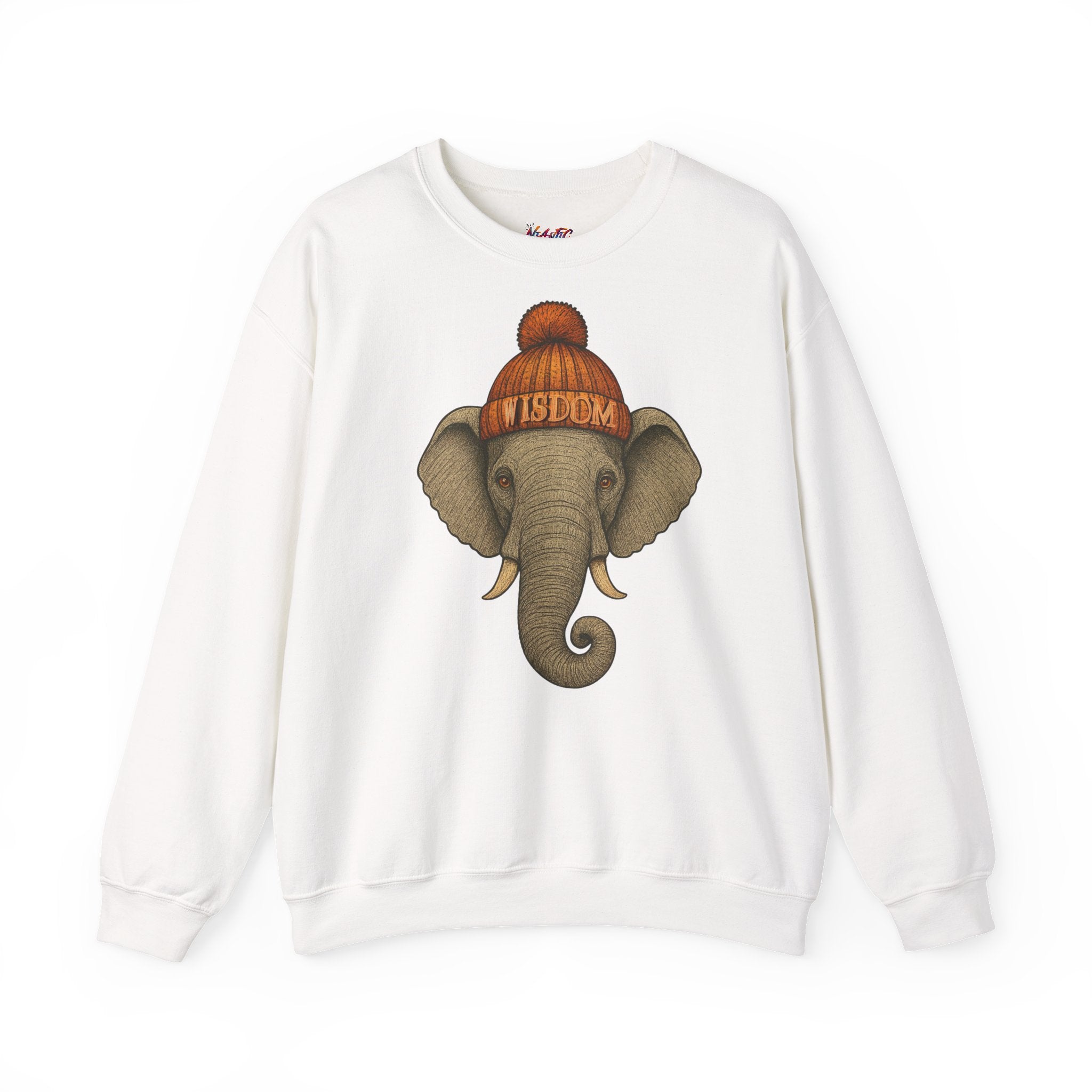 Elephant 'Wisdom' Crewneck Sweatshirt
