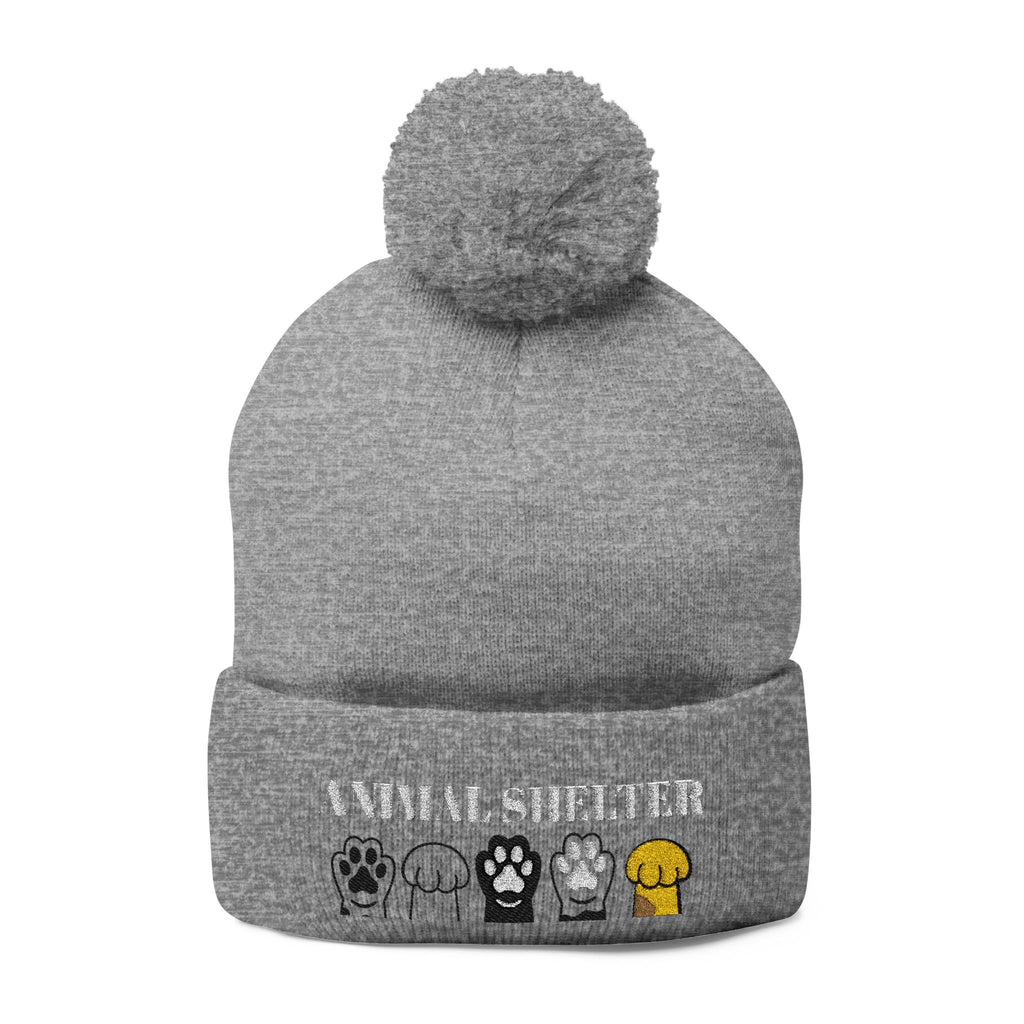 Customizable Pom-Pom Beanie