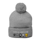 Customizable Pom-Pom Beanie