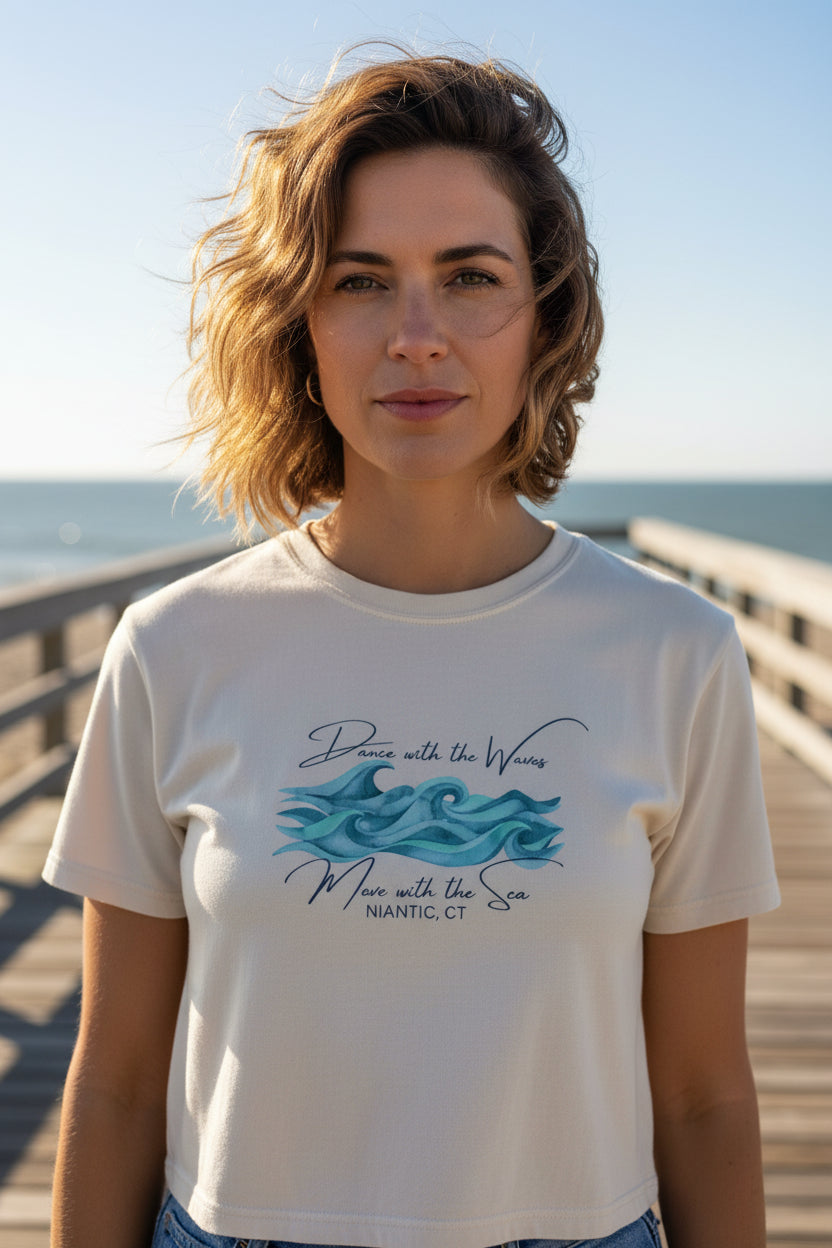 Dancing with the Waves Women's Boxy Tee
