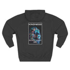 Kindness Lion Hoodie — 'Kindness' Three-Panel Fleece Pullover