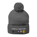 Customizable Pom-Pom Beanie