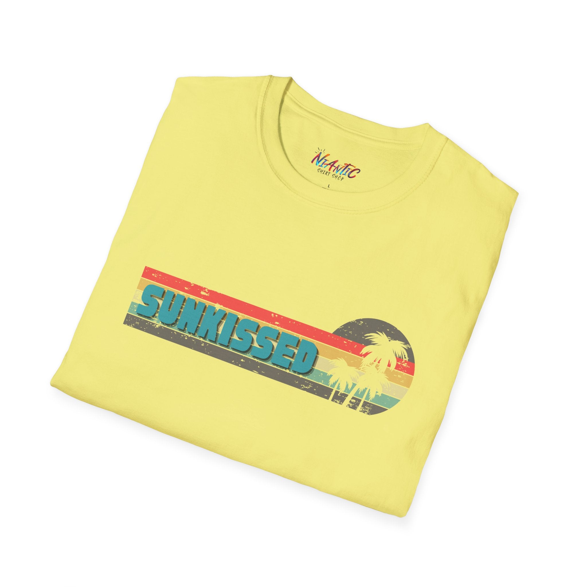 Sunkissed Retro Summer T-Shirt — Beach Vibe Vacation Tee