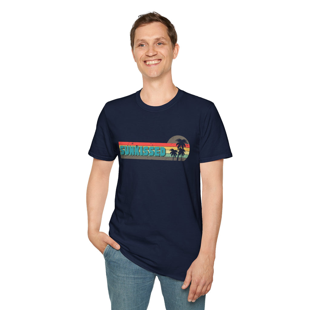 Sunkissed Retro Summer T-Shirt — Beach Vibe Vacation Tee