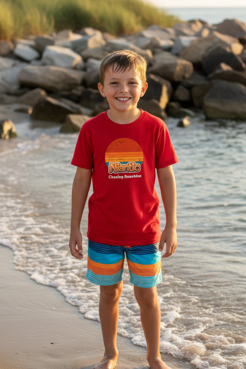 Retro Niantic Sunset T-shirt