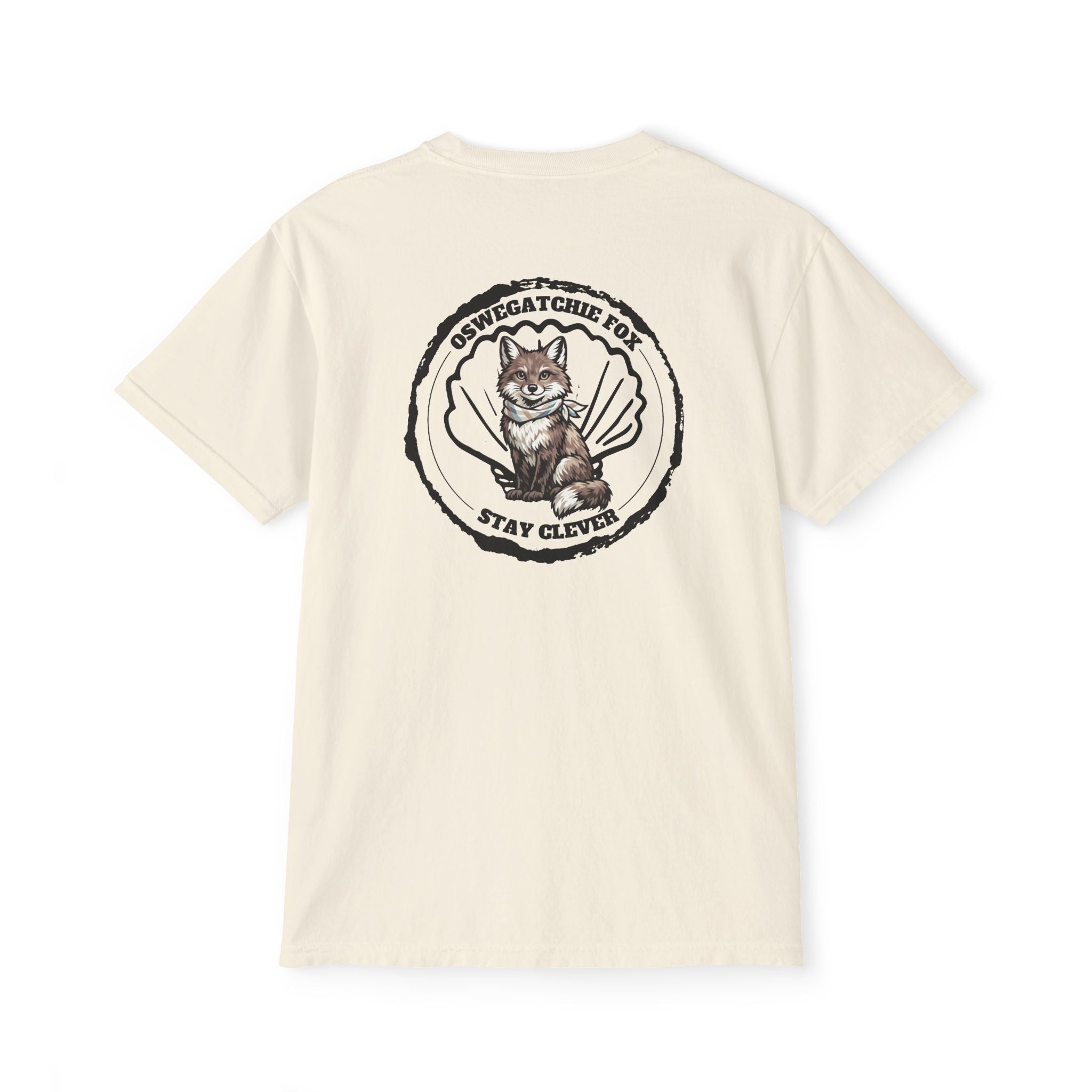Oswegatchie Fox • Stay Clever Pocket Tee