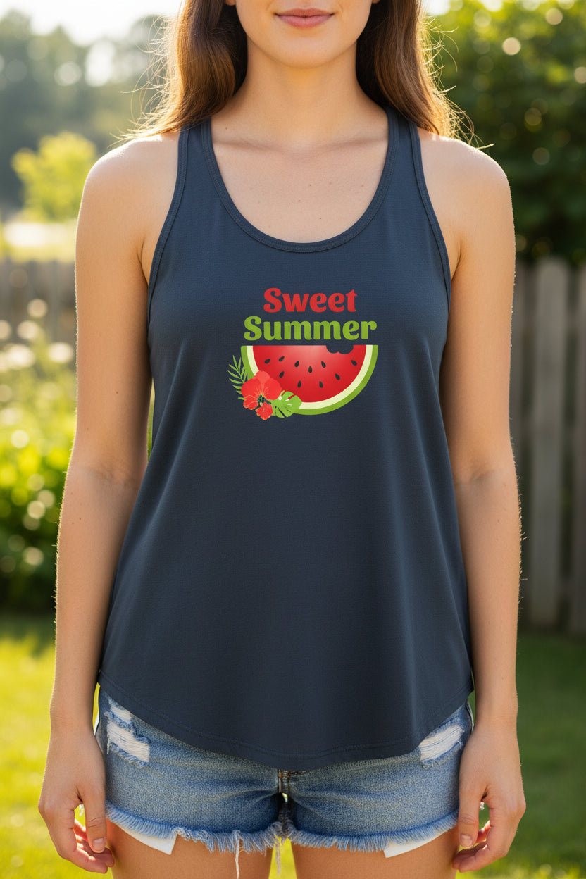 Racerback Tank - Sweet Summer