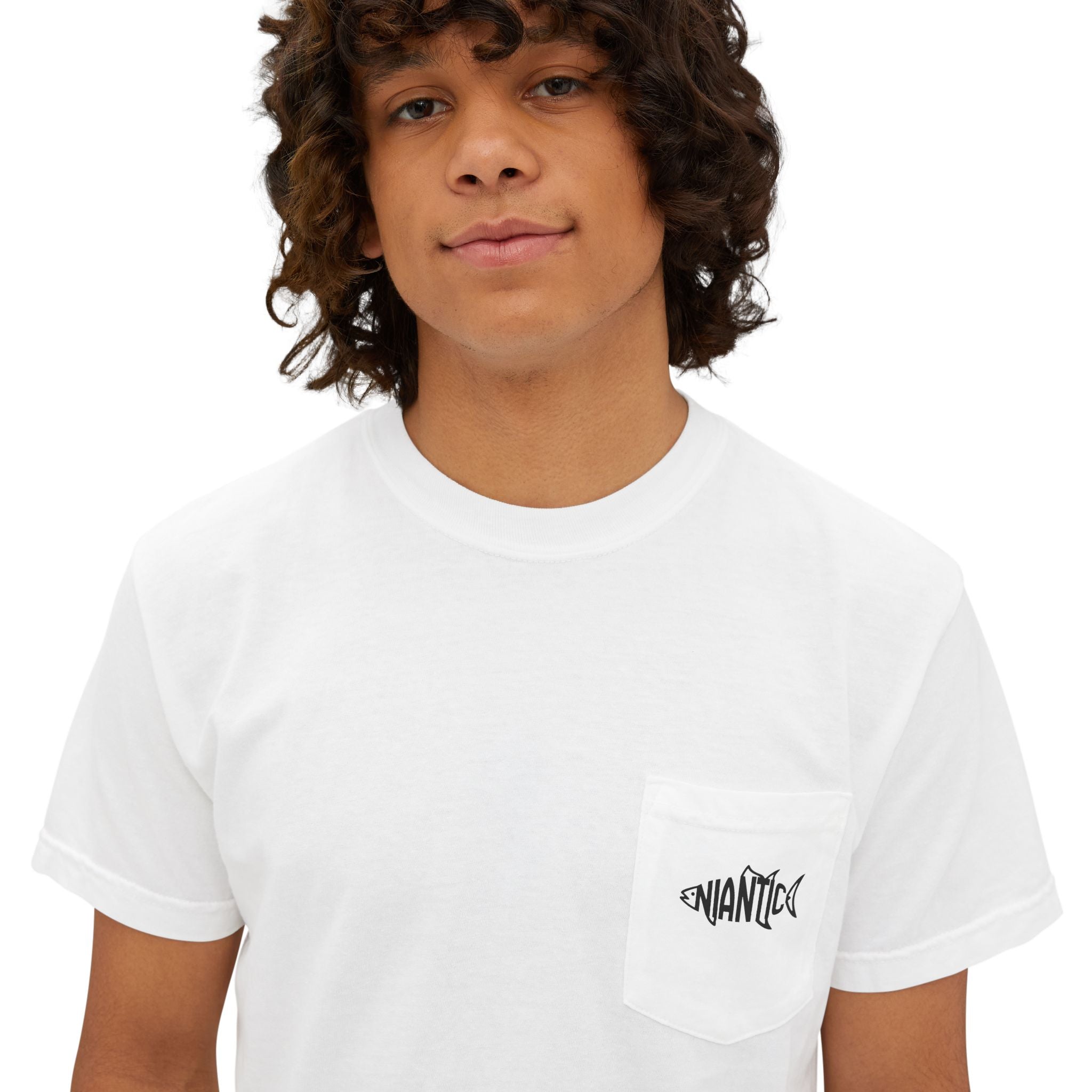 Shoreline Pocket Tee — Niantic Fish