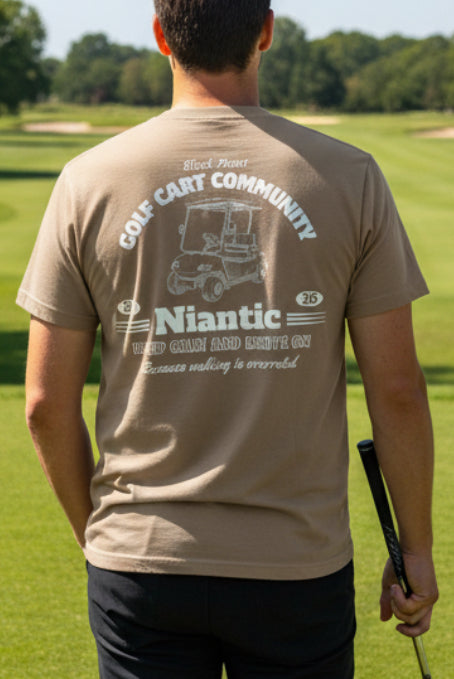 Customizable Golf Cart Community Heavy Tee