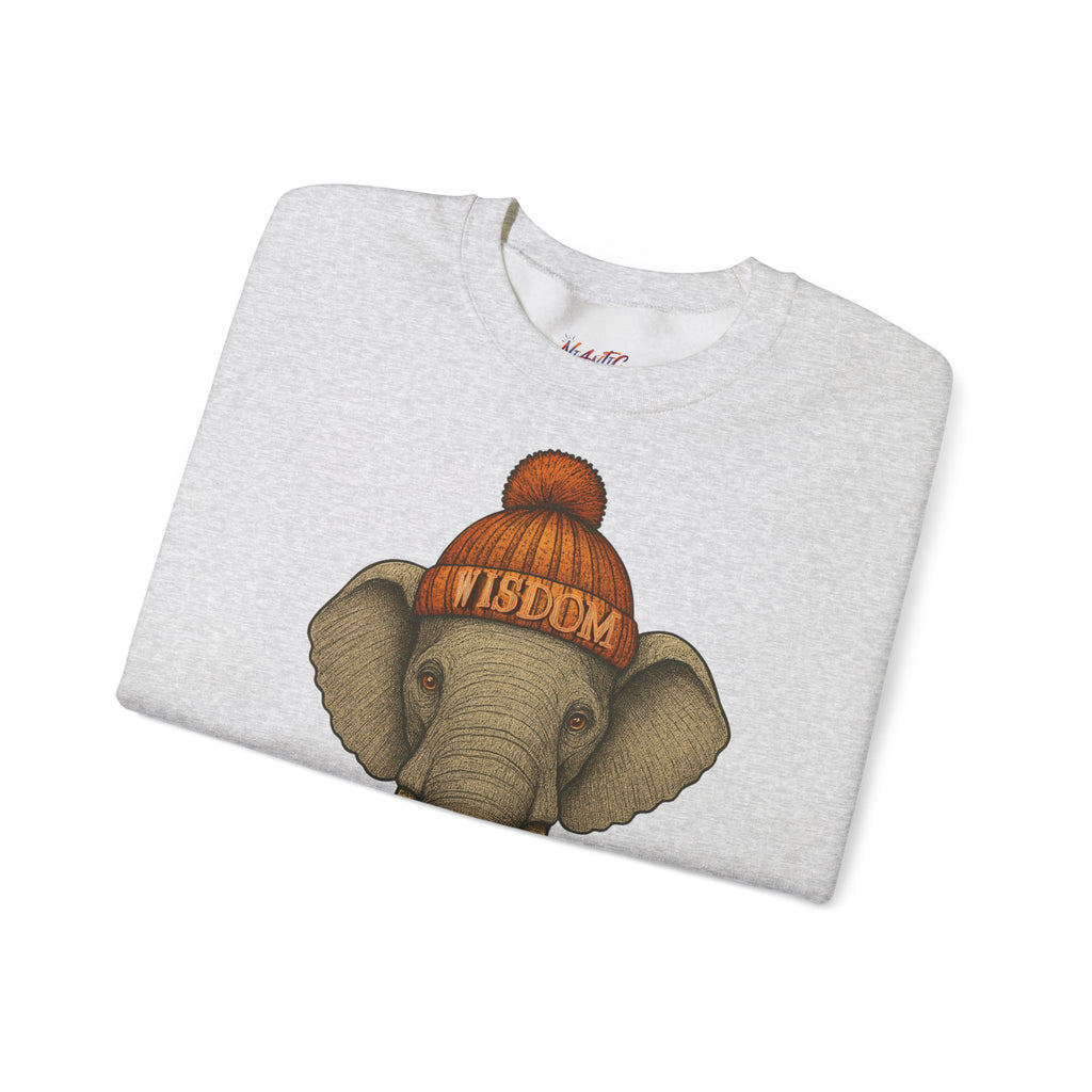 Elephant 'Wisdom' Crewneck Sweatshirt