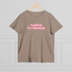 Available For Blessings Women’s Tee