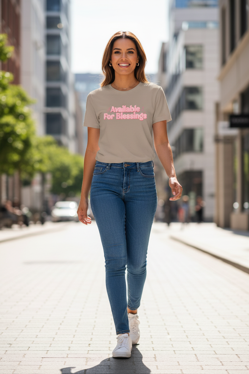 Available For Blessings Women’s Tee