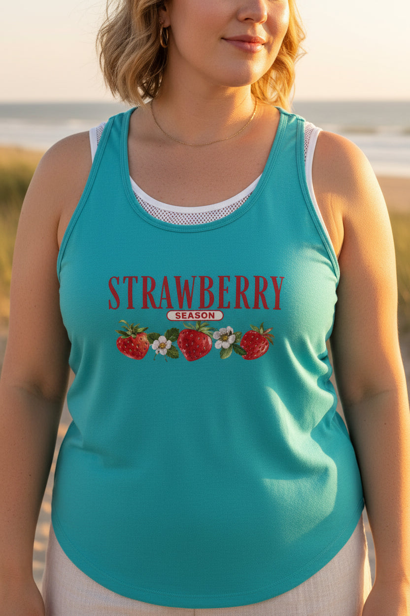 Racerback Tank - Strawberry Season