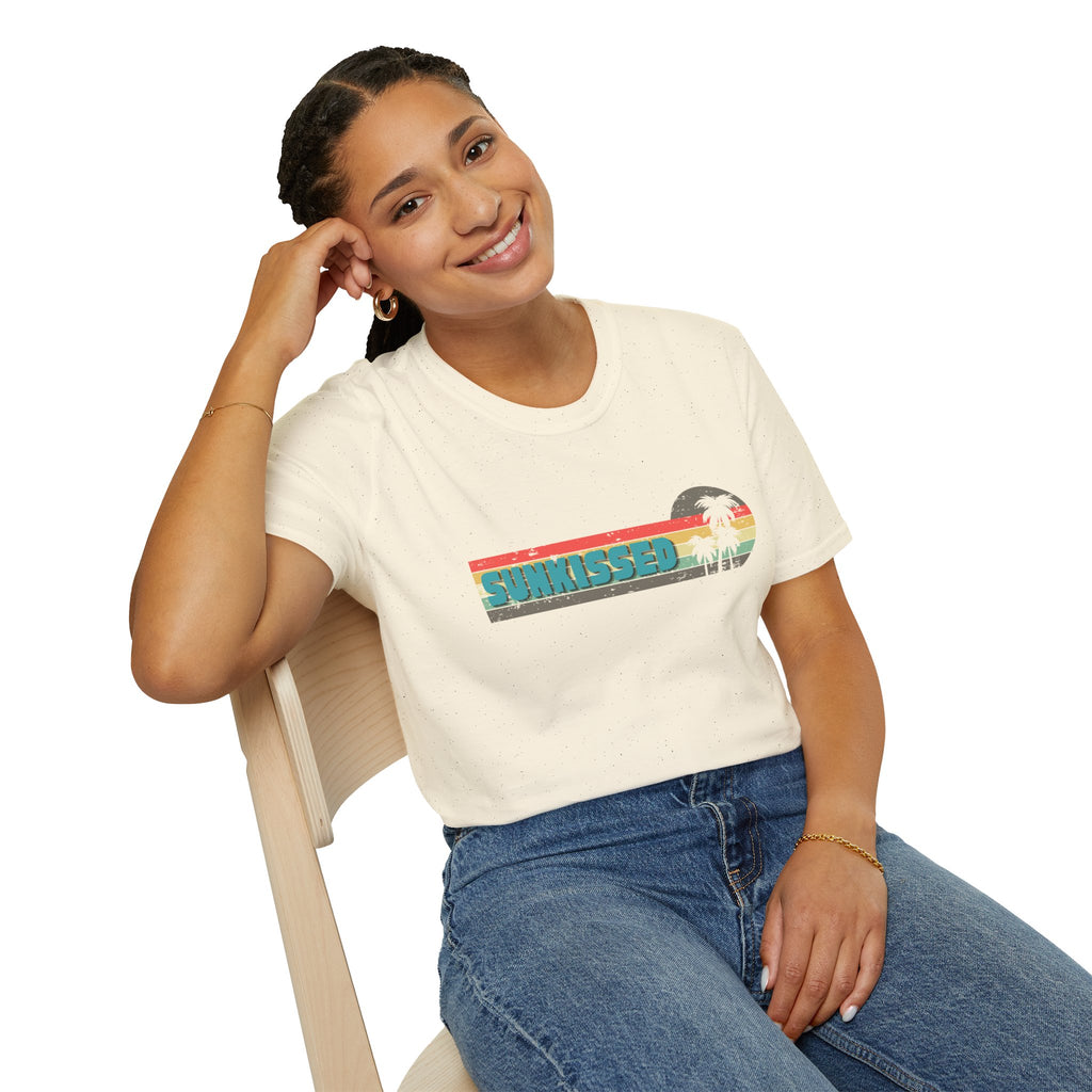 Sunkissed Retro Summer T-Shirt — Beach Vibe Vacation Tee