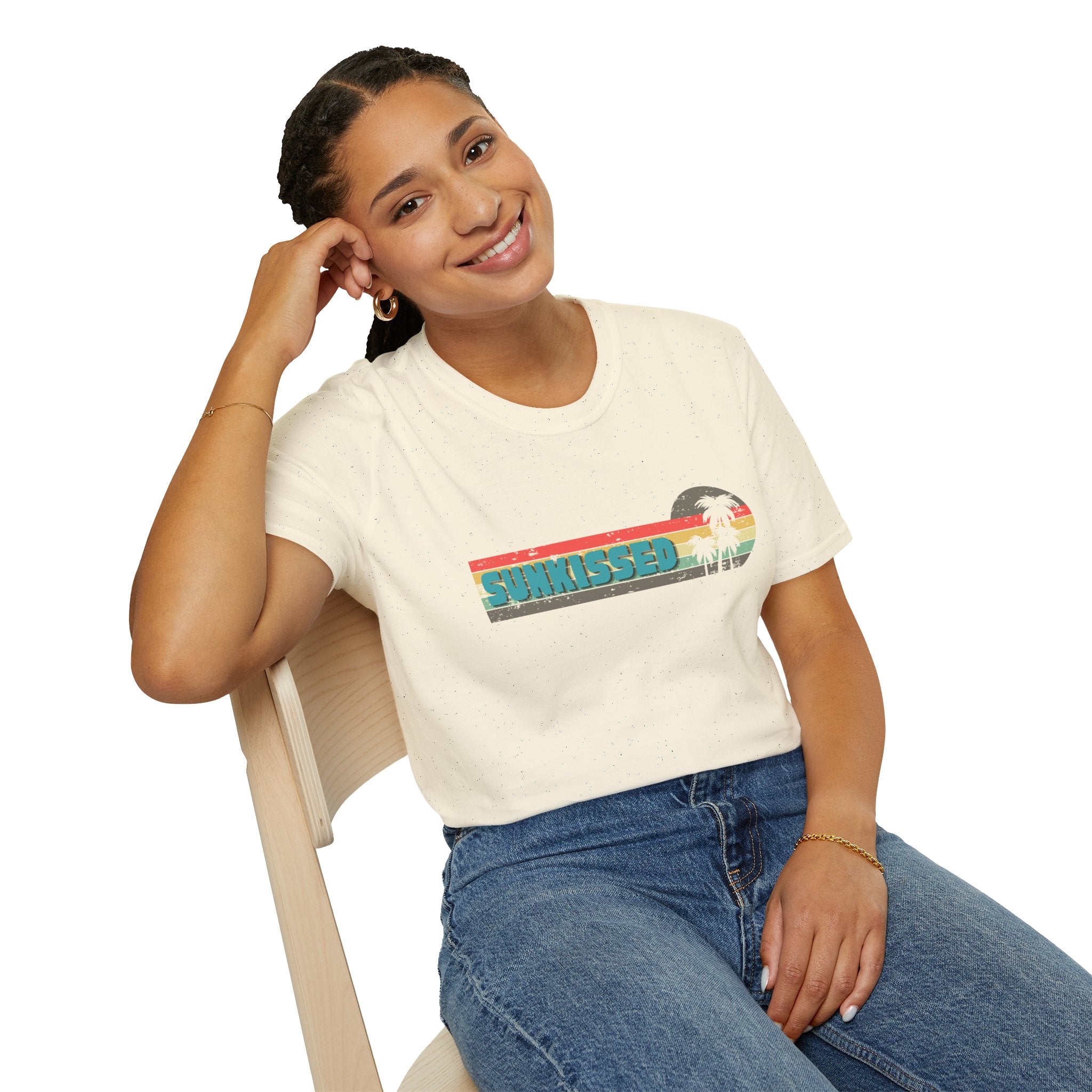 Sunkissed Retro Summer T-Shirt — Beach Vibe Vacation Tee