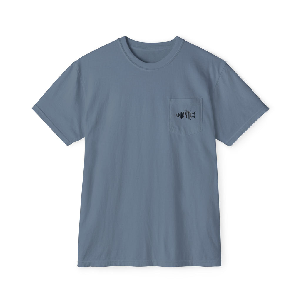 Shoreline Pocket Tee — Niantic Fish
