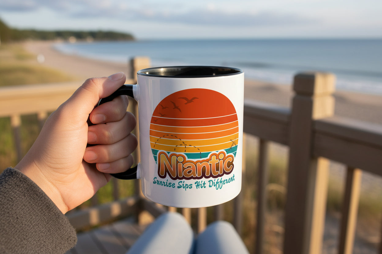 Niantic Sunrise Coffee Mug — Customizable