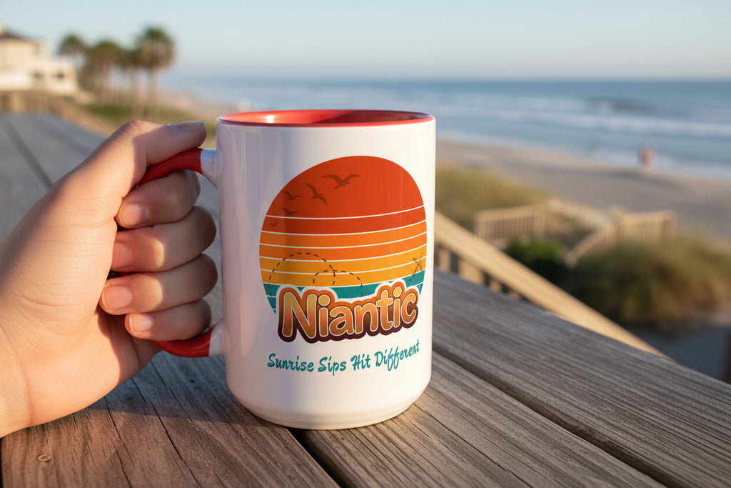 Niantic Sunrise Coffee Mug — Customizable