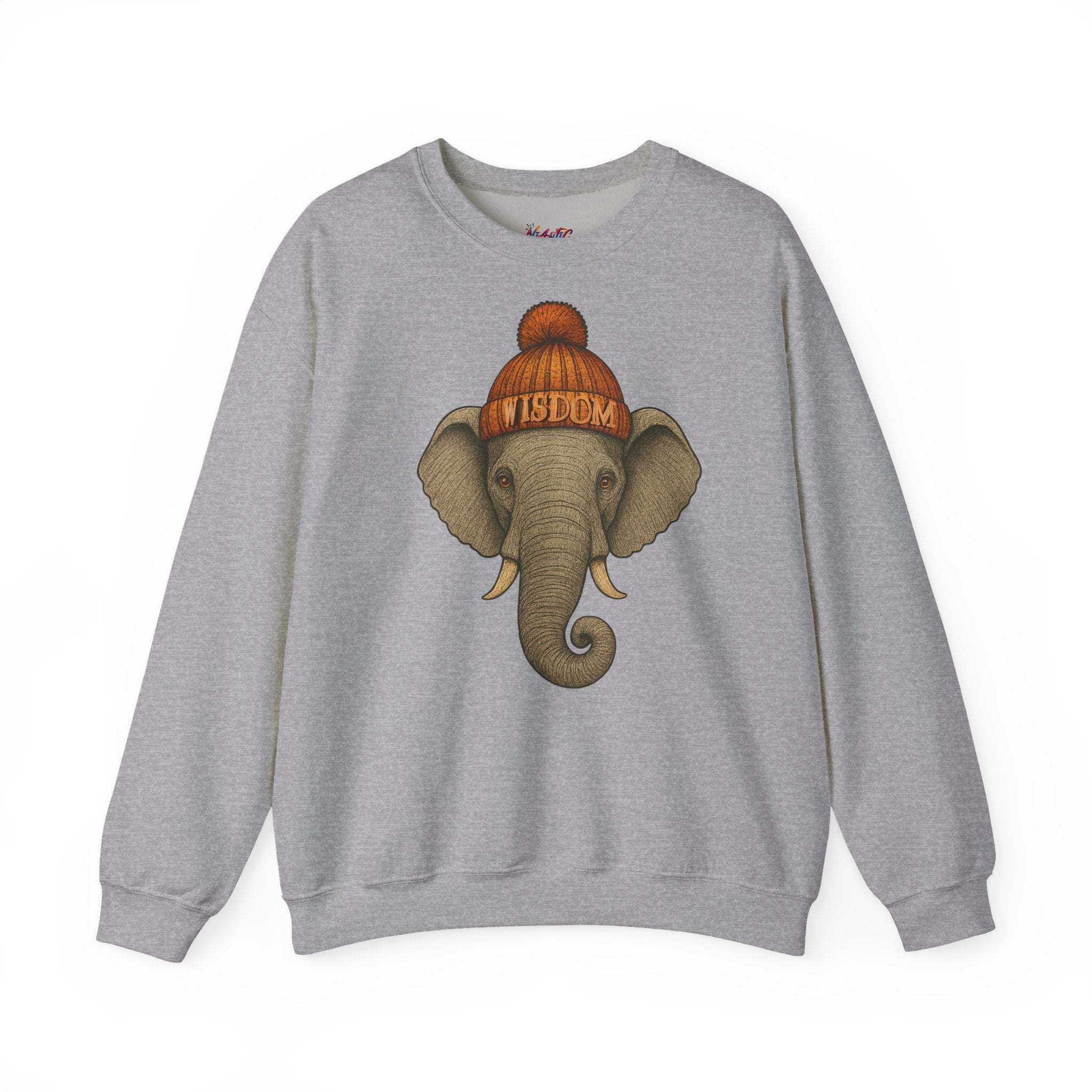 Elephant 'Wisdom' Crewneck Sweatshirt