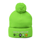 Customizable Pom-Pom Beanie