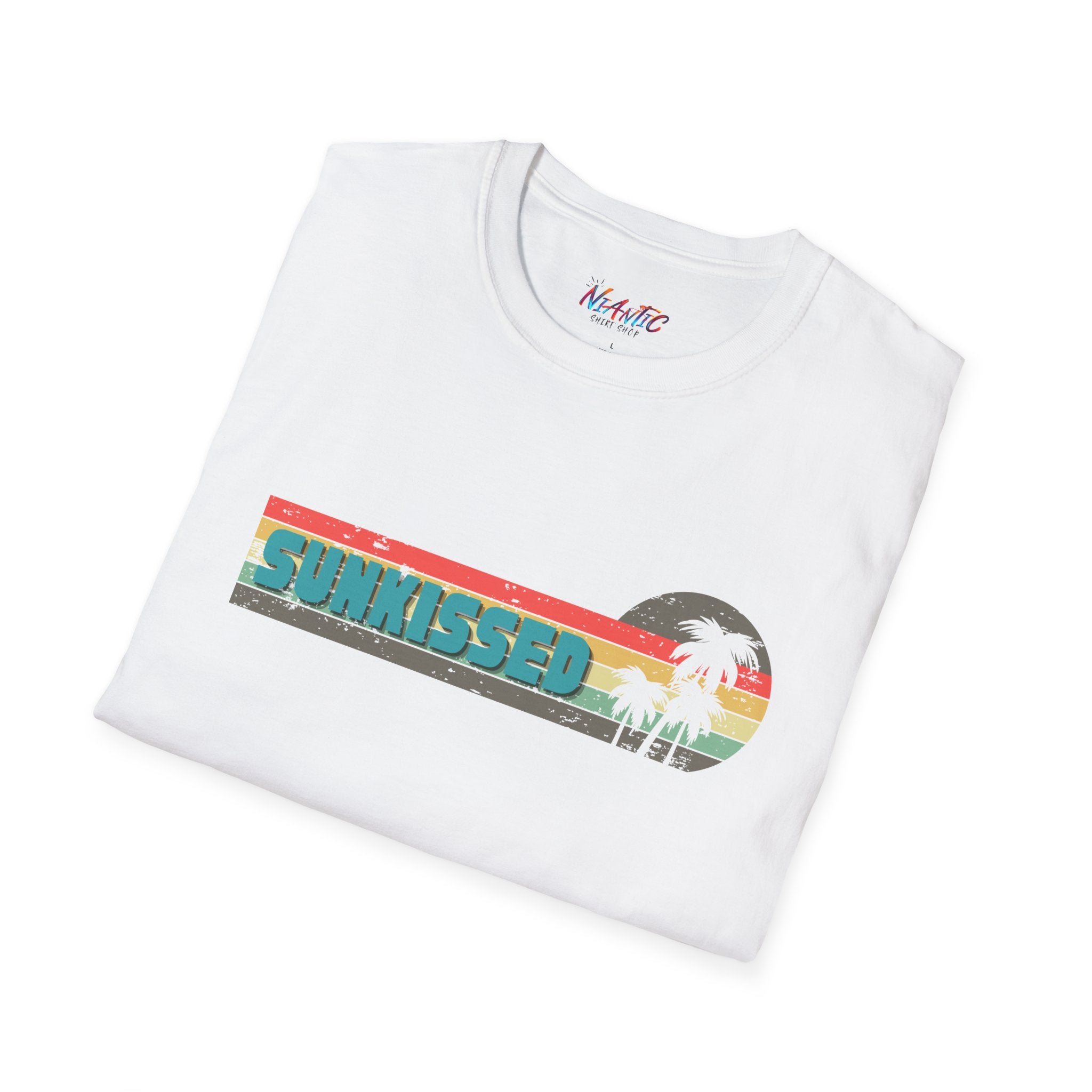 Sunkissed Retro Summer T-Shirt — Beach Vibe Vacation Tee