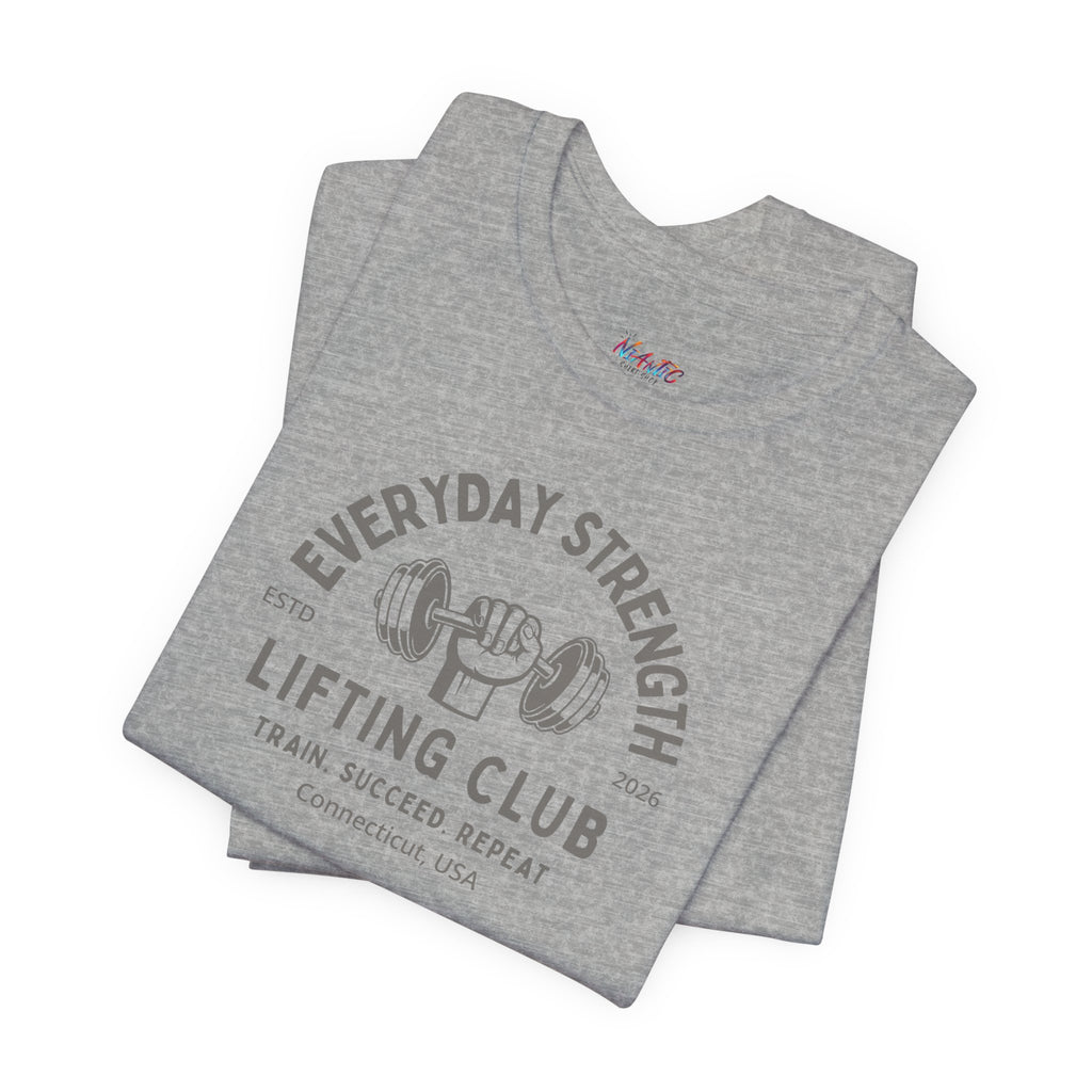 Customizable Weightlifting Gym TShirt