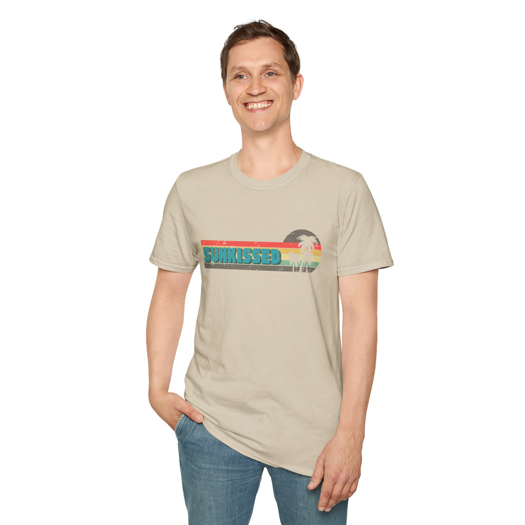 Sunkissed Retro Summer T-Shirt — Beach Vibe Vacation Tee