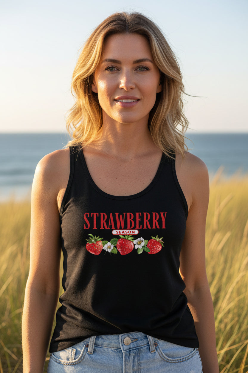 Racerback Tank - Strawberry Season