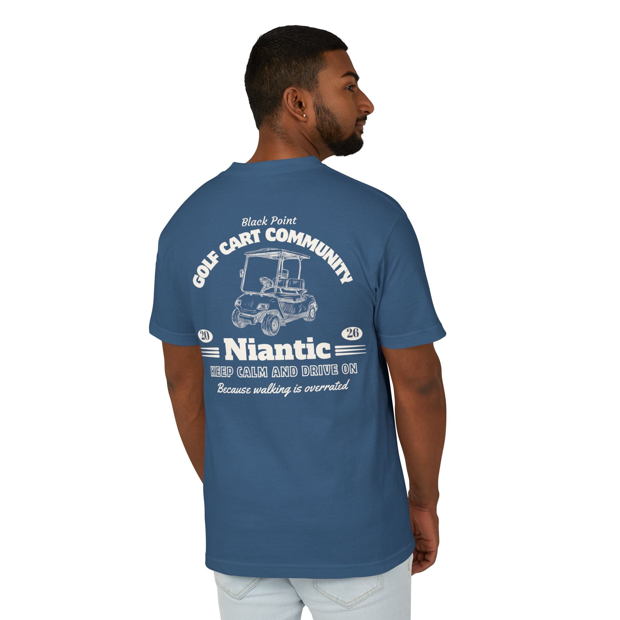 Customizable Golf Cart Community Heavy Tee