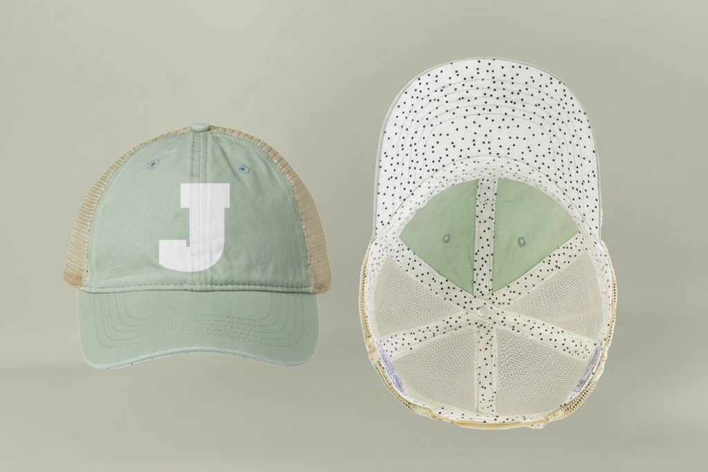 Women's Vintage Washed Print Hats