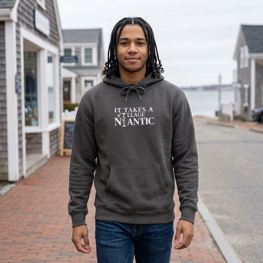 Niantic Village Pigment-Dyed Hoodie