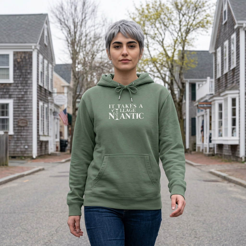 Niantic Village Pigment-Dyed Hoodie