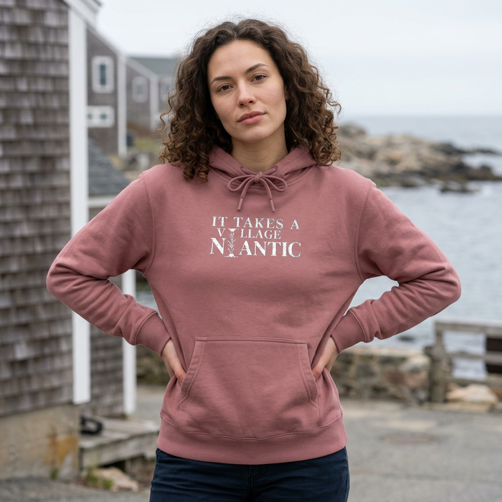 Niantic Village Pigment-Dyed Hoodie