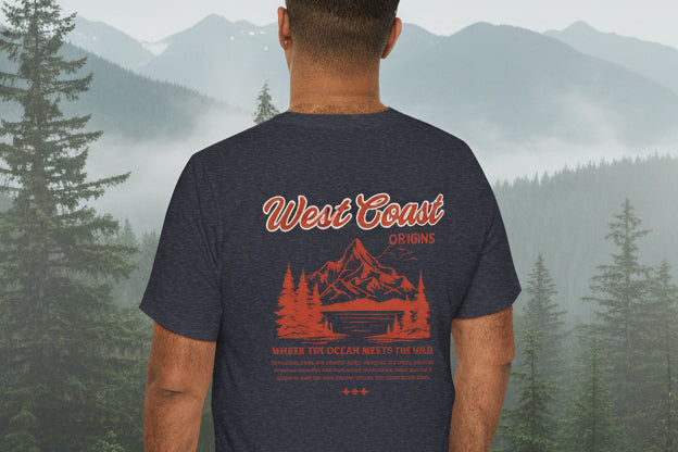 West Coast Origins T-Shirt - Retro outdoor Shirt