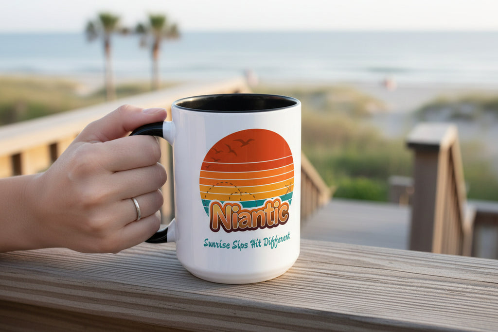 Niantic Sunrise Coffee Mug — Customizable